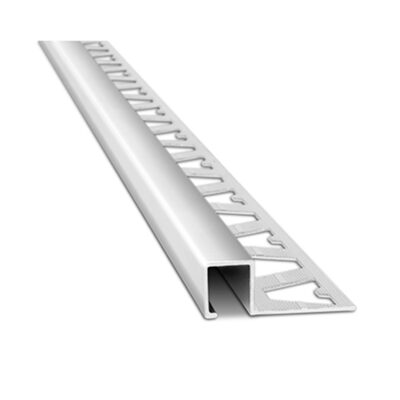 Aluminio Varilla Quadra 12mm Cromado Brillante