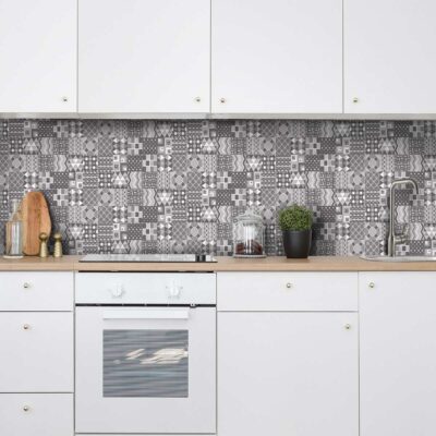 Liston Vinil Gris Cara unica 15X45