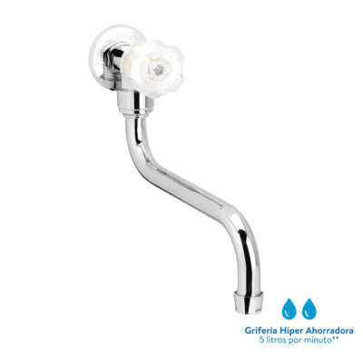 Grifería Grival Piscis pico S de pared