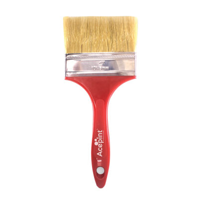 Bric-Pro brocha - Mix natural - Mango PP rojo 4"