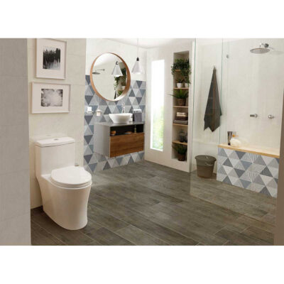 Pared Marquina Blanco Caras Diferenciadas 30.1x75.3