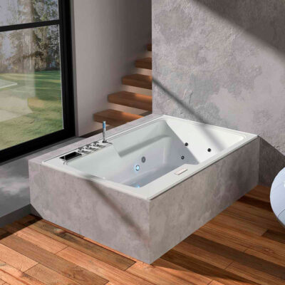 Hidromasaje francesa 181x123 blanco