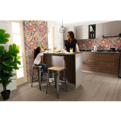 Base Decorada Piso Pared Barcelo Multicolor Cara Única 29X58