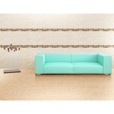 Fachaleta Santa Bibiana Piso-Pared Beige Caras Diferenciadas 30x60