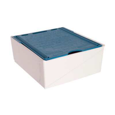 Lavadero Plus 45 con Estregadero y Organizador Azul