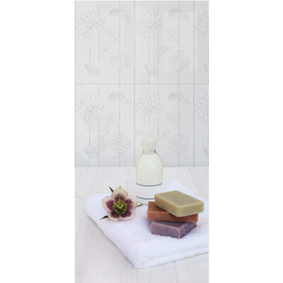 Pared Marcel Blanco Cara Única 25x35