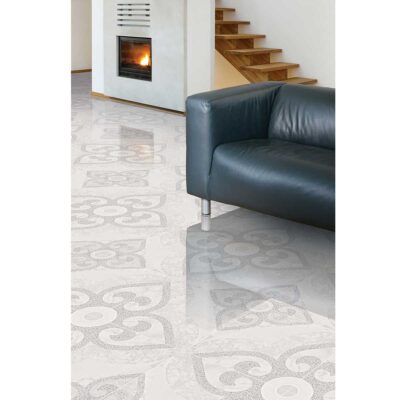 Piso Alborada Blanco Cara Única 45.8x45.8