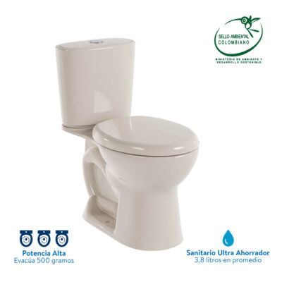 Sanitario Aluvia redondo bone